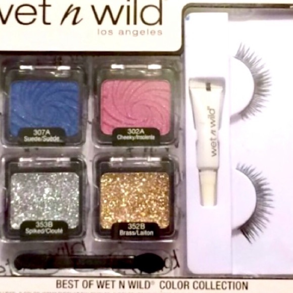 NIB WET N WILD Best of Color Collection Gift Set - LASHES 4 EYESHADOWS - Picture 3 of 8